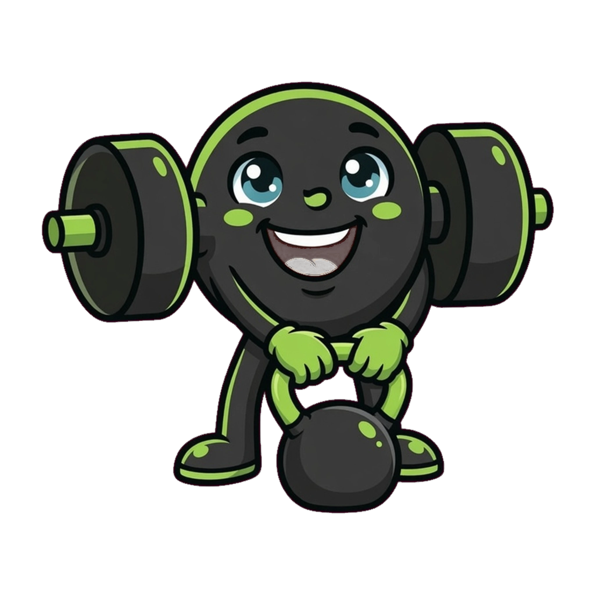 Bud with a kettlebell