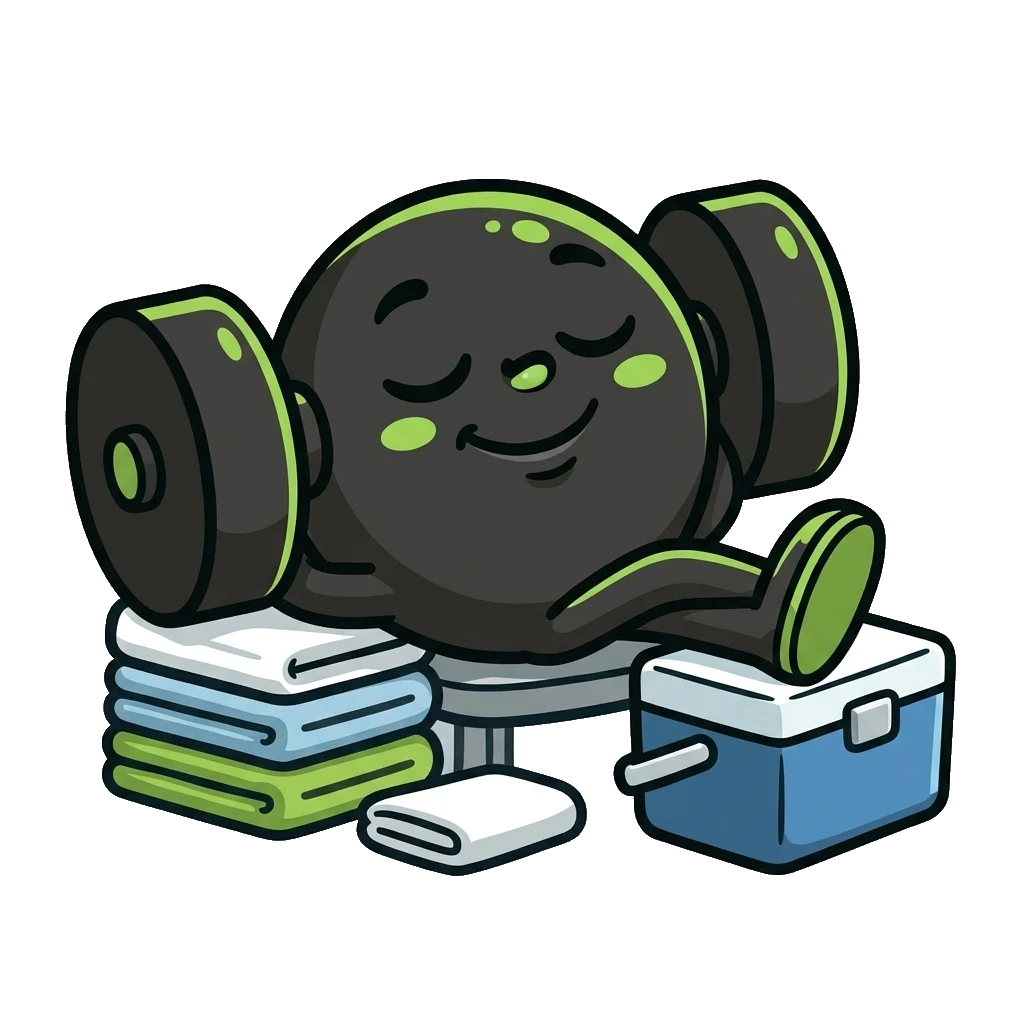 FitSync mascot taking a well-earned rest day
