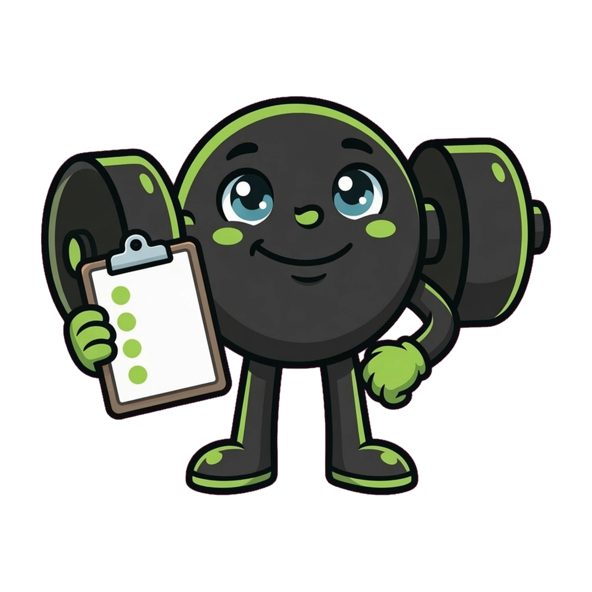 Bud holding a client checklist